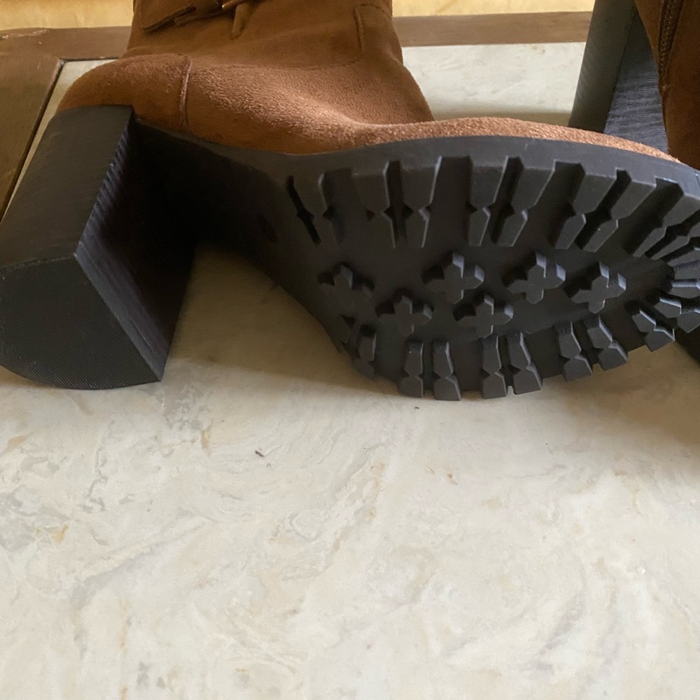 Suede Boots Rust Color - Picture 4 of 4